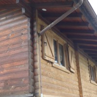 décapant chalet bois